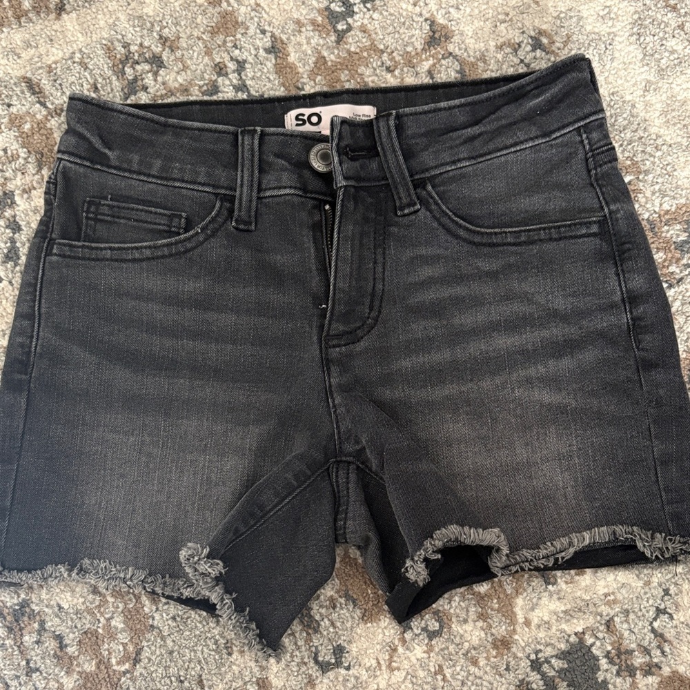 SO Women's Dark Gray Jean Shorts